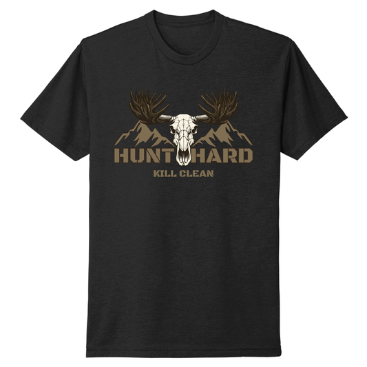 HUNT HARD T-SHIRT | Black
