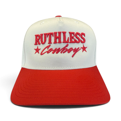 CASQUETTE COMBO RUTHLESS COWBOY | Beige/Rouge