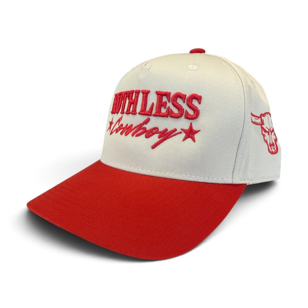 CASQUETTE COMBO RUTHLESS COWBOY | Beige/Rouge