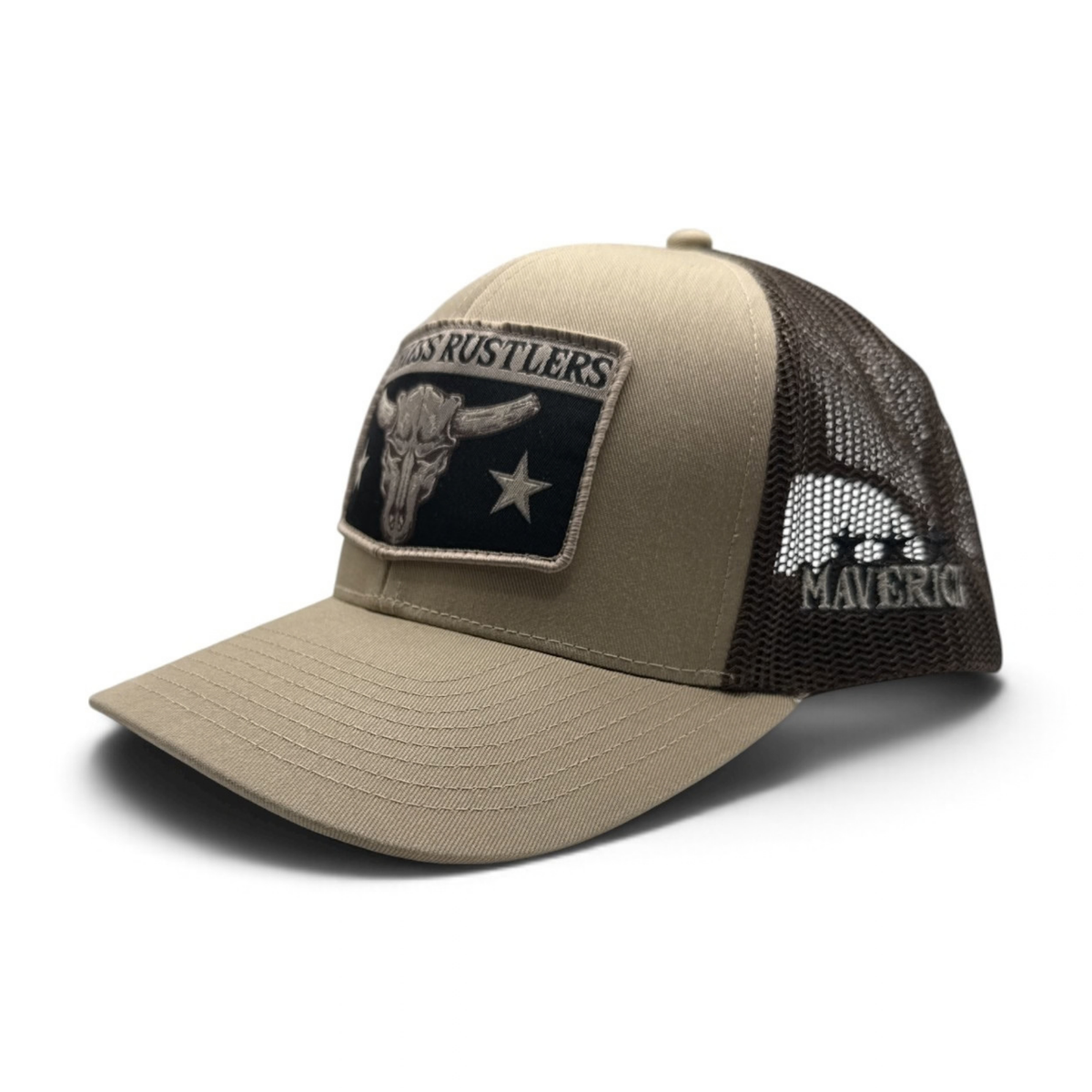 MAVERICK TRUCKER CAP | Khaki/Brown