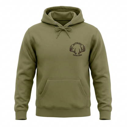 COTTON OUATÉ À CAPUCHON BIG BUCK COUNTRY | Vert armée
