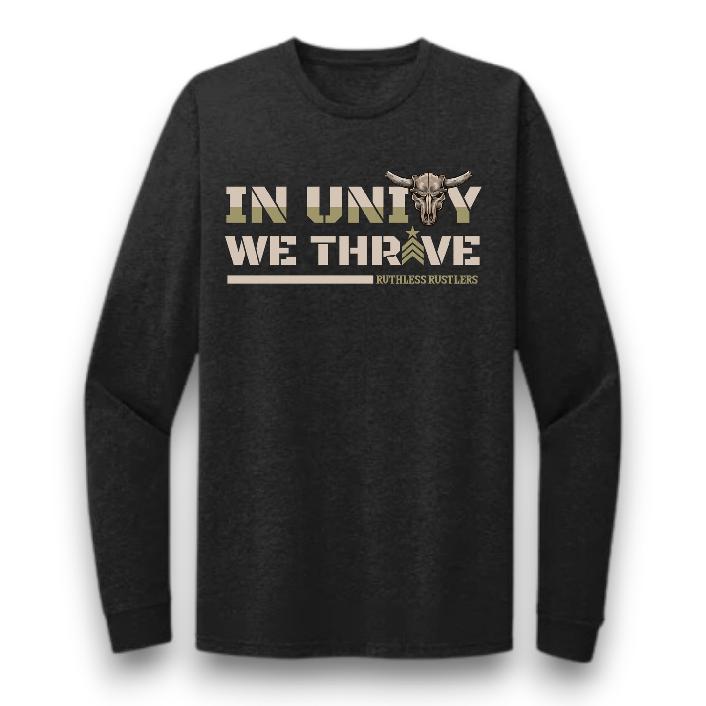 Ruthless Rustlers In Unity We Thrive Long Sleeve T-Shirt