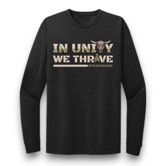 Ruthless Rustlers In Unity We Thrive Long Sleeve T-Shirt