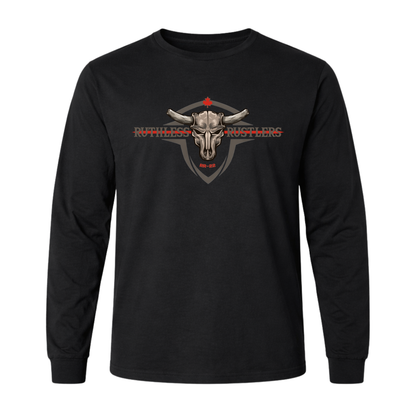 T-Shirt Manches Longues Ruthless Rustlers Firefighters Tribute | Noir