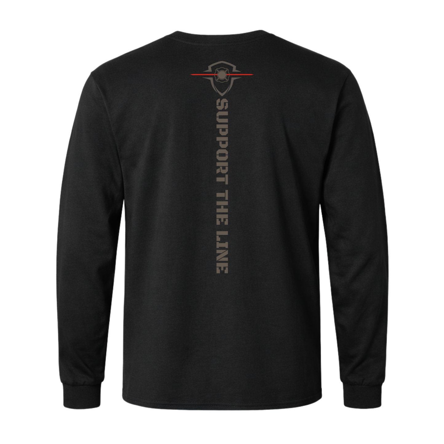T-Shirt Manches Longues Ruthless Rustlers Firefighters Tribute | Noir