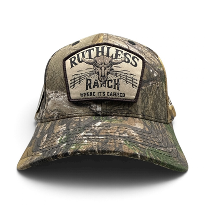 RUTHLESS RANCH WOOD CAMO CAP