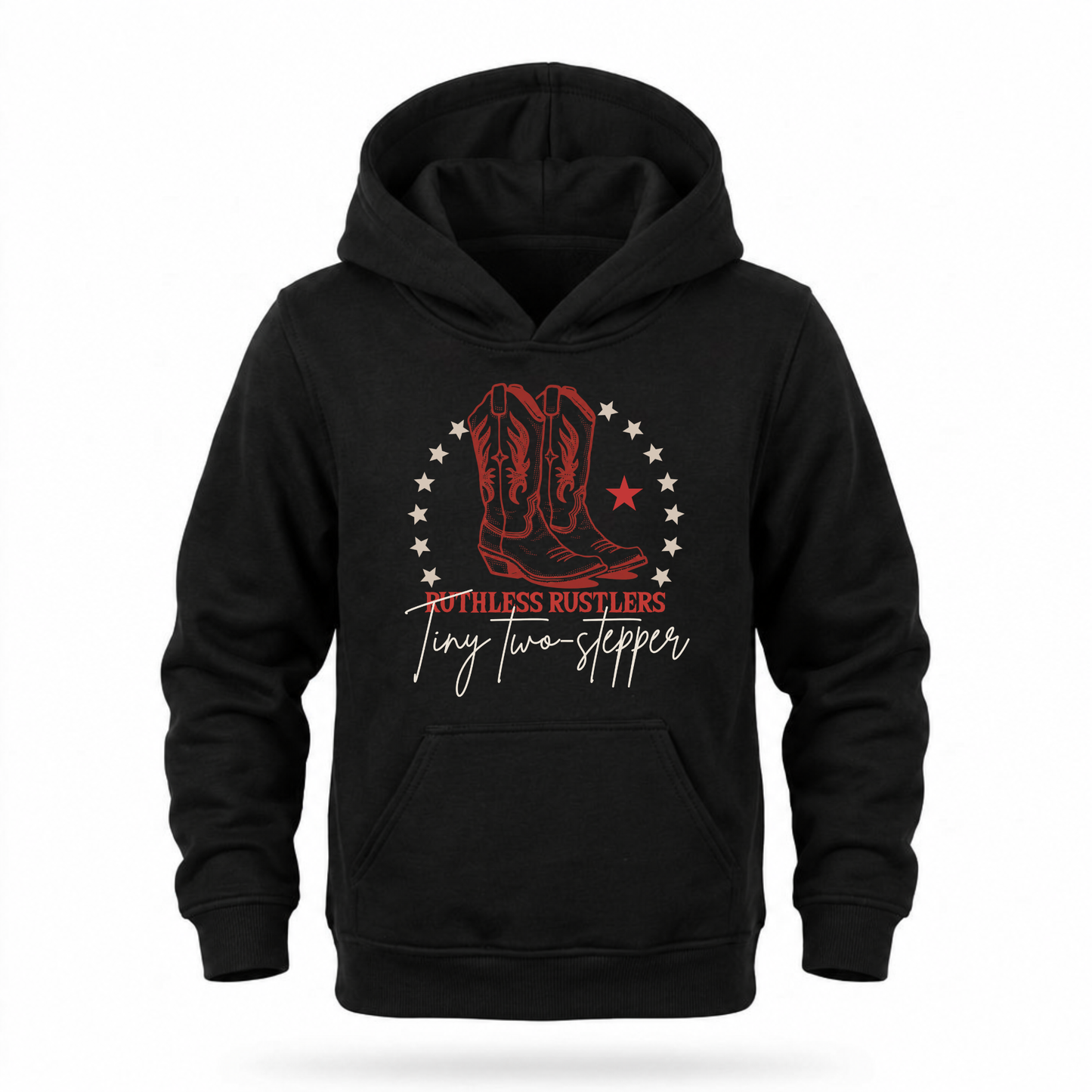 TINY TWO-STEPPER KIDS HOODIE | Black