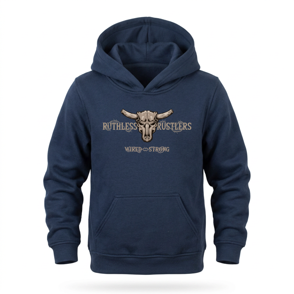 WIRED STRONG KIDS HOODIE | Navy