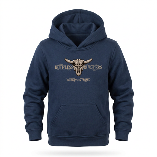 WIRED STRONG KIDS HOODIE | Navy