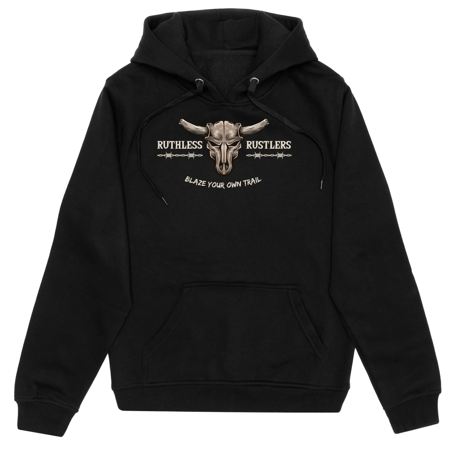 Hoodie Unisexe - RR Barbelé | Noir