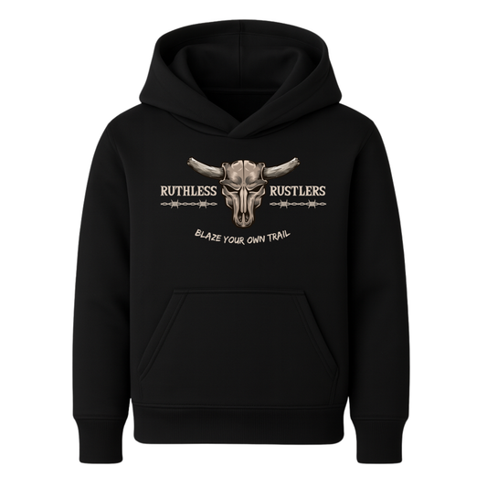 Ruthless Rustlers Barbed Wire Youth Hoodie | Black