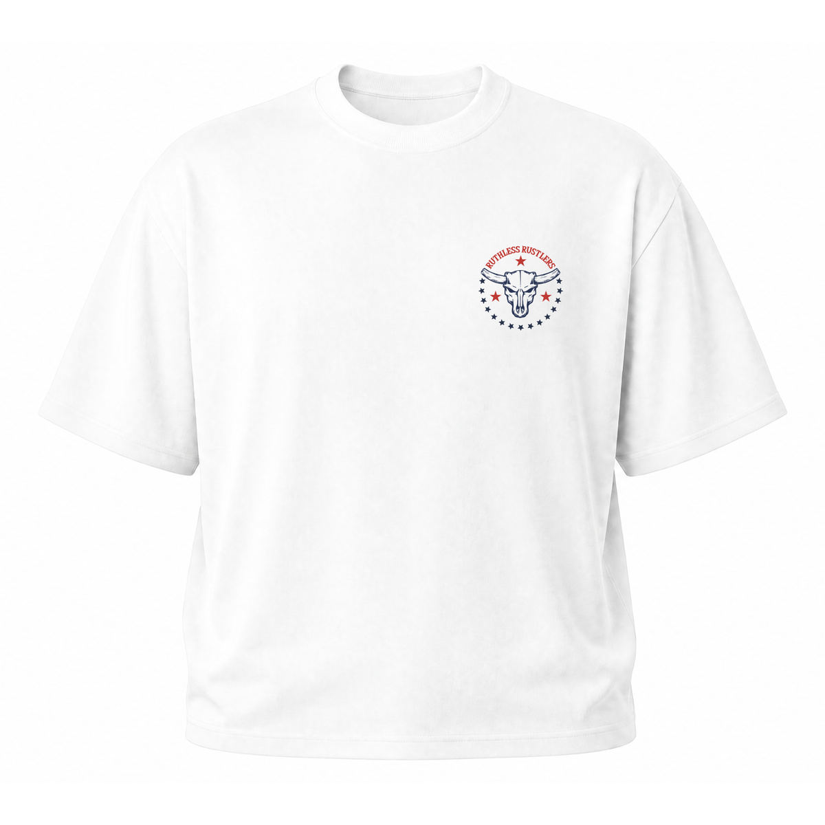 T-SHIRT SURDIMENTIONNÉ KISS MY BOOTS | Blanc