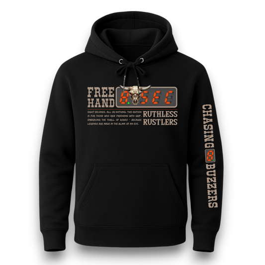 Ruthless Rustlers 8 Seconds Hoodie