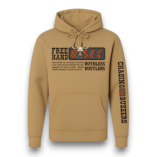 Ruthless Rustlers 8 Seconds Hoodie