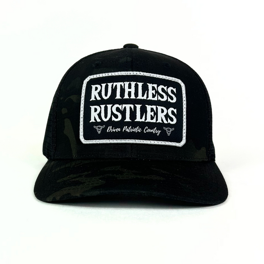 RR Premium Trucker Cap | Multicam Black/Black