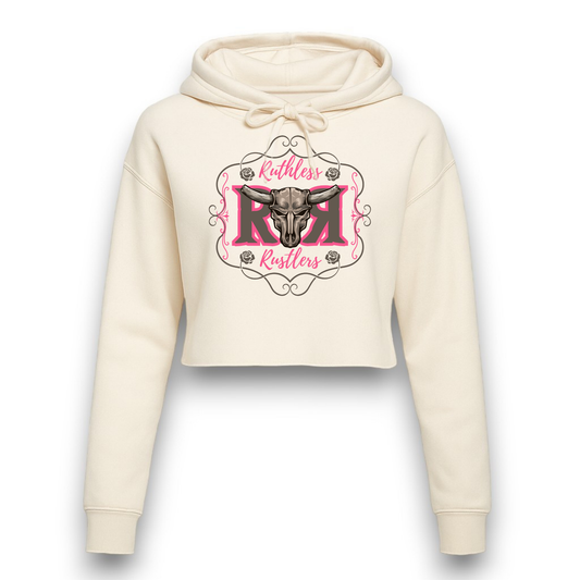 Ruthless Rustlers Wild Rose Cropped Hoodie