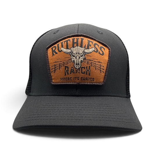 RUTHLESS RANCH PREMIUM STRETCH CAP | Black