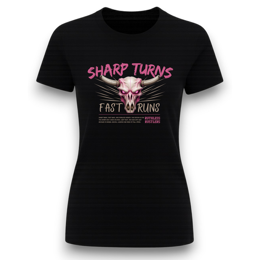 Ruthless Rustlers Sharp Turns Women T-shirt