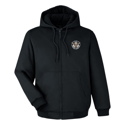 RR Heavyweight Hooded Full-Zip Jacket | Black