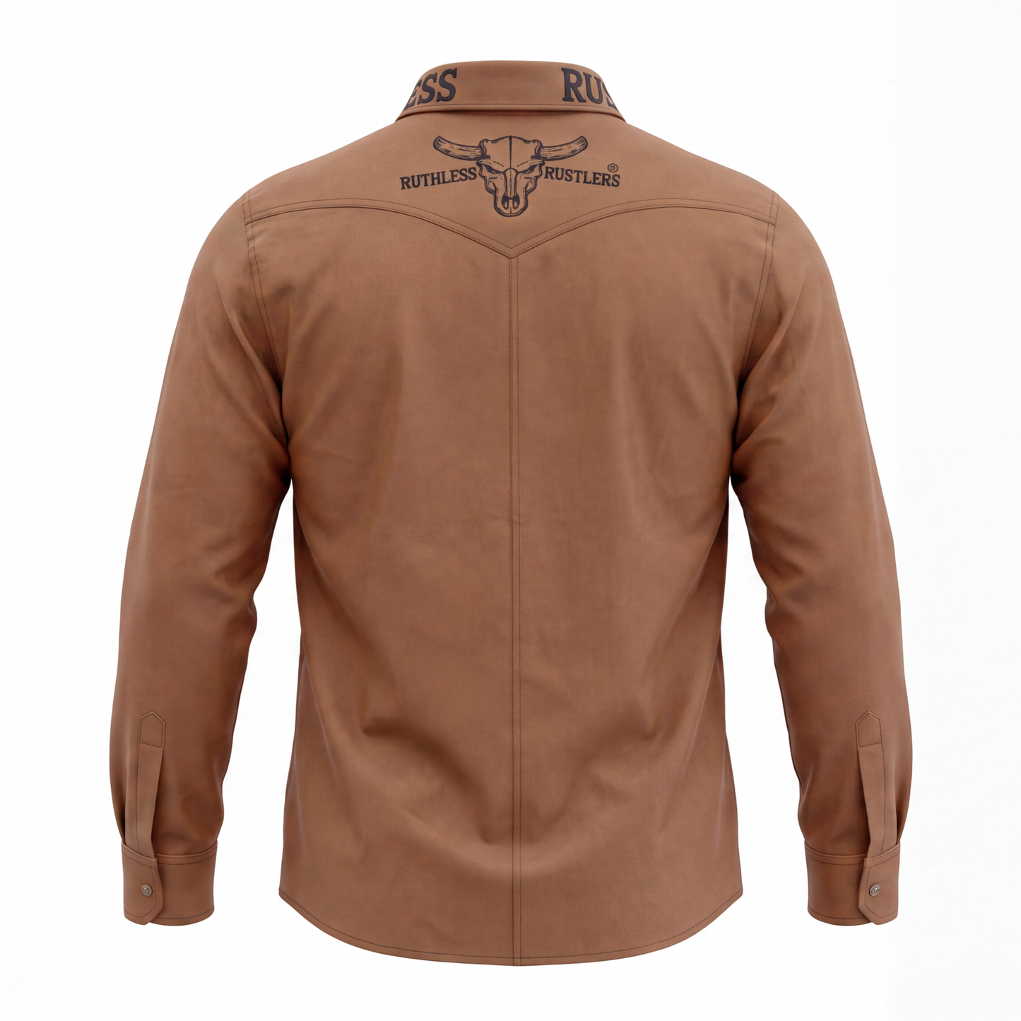 RUTHLESS RUSTLERS WESTERN SNAP SHIRT | Bourbon
