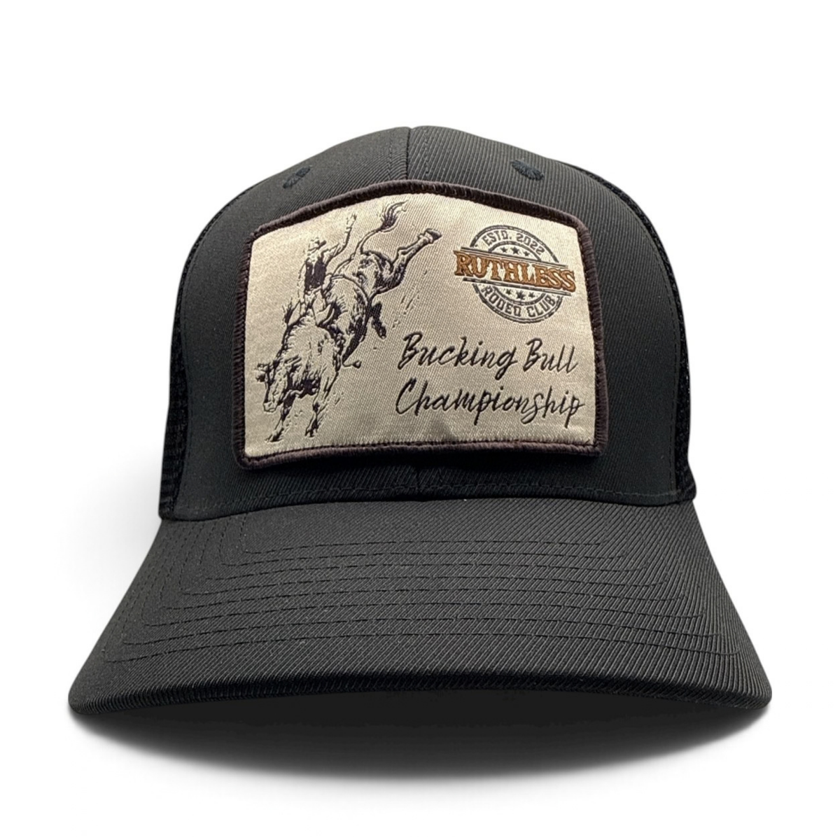 BUCKING BULL PREMIUM STRETCH CAP | Black