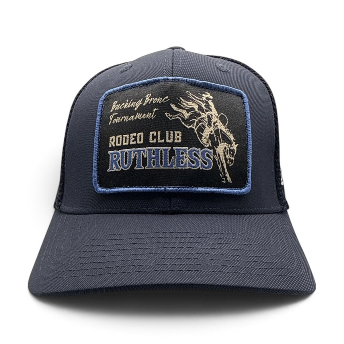 BUCKING BRONC PREMIUM STRETCH CAP | Storm Blue
