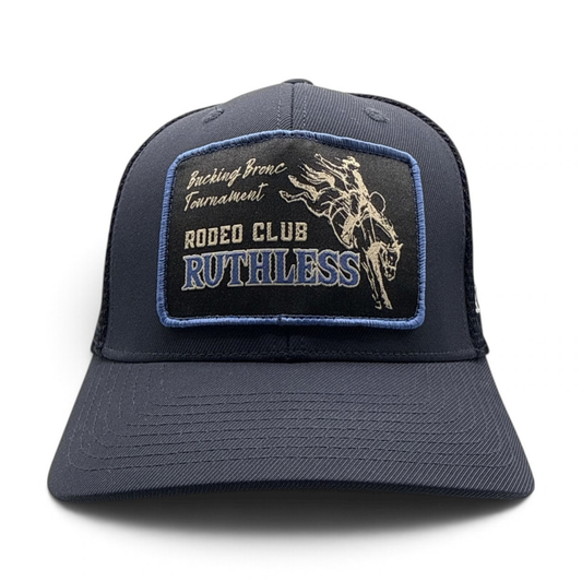 BUCKING BRONC PREMIUM STRETCH CAP | Storm Blue