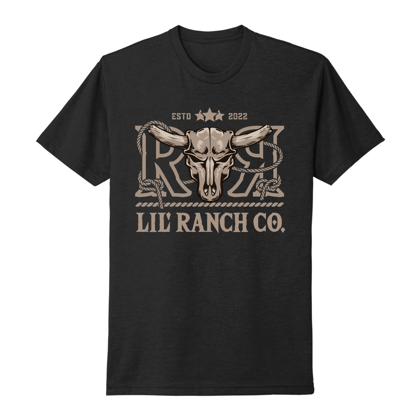 LIL' RANCH CO. KIDS T-SHIRT | Black