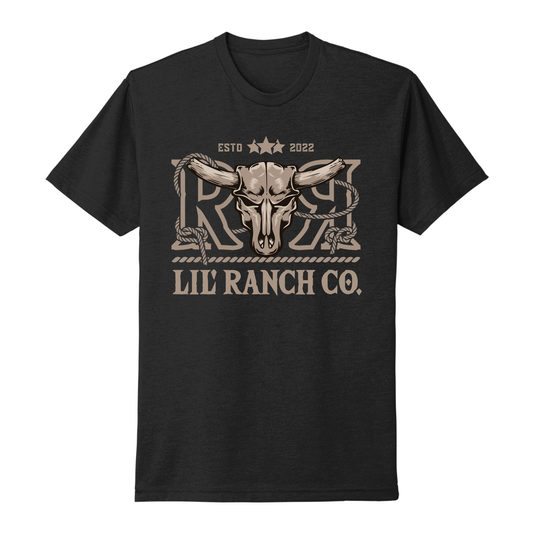 LIL' RANCH CO. KIDS T-SHIRT | Black
