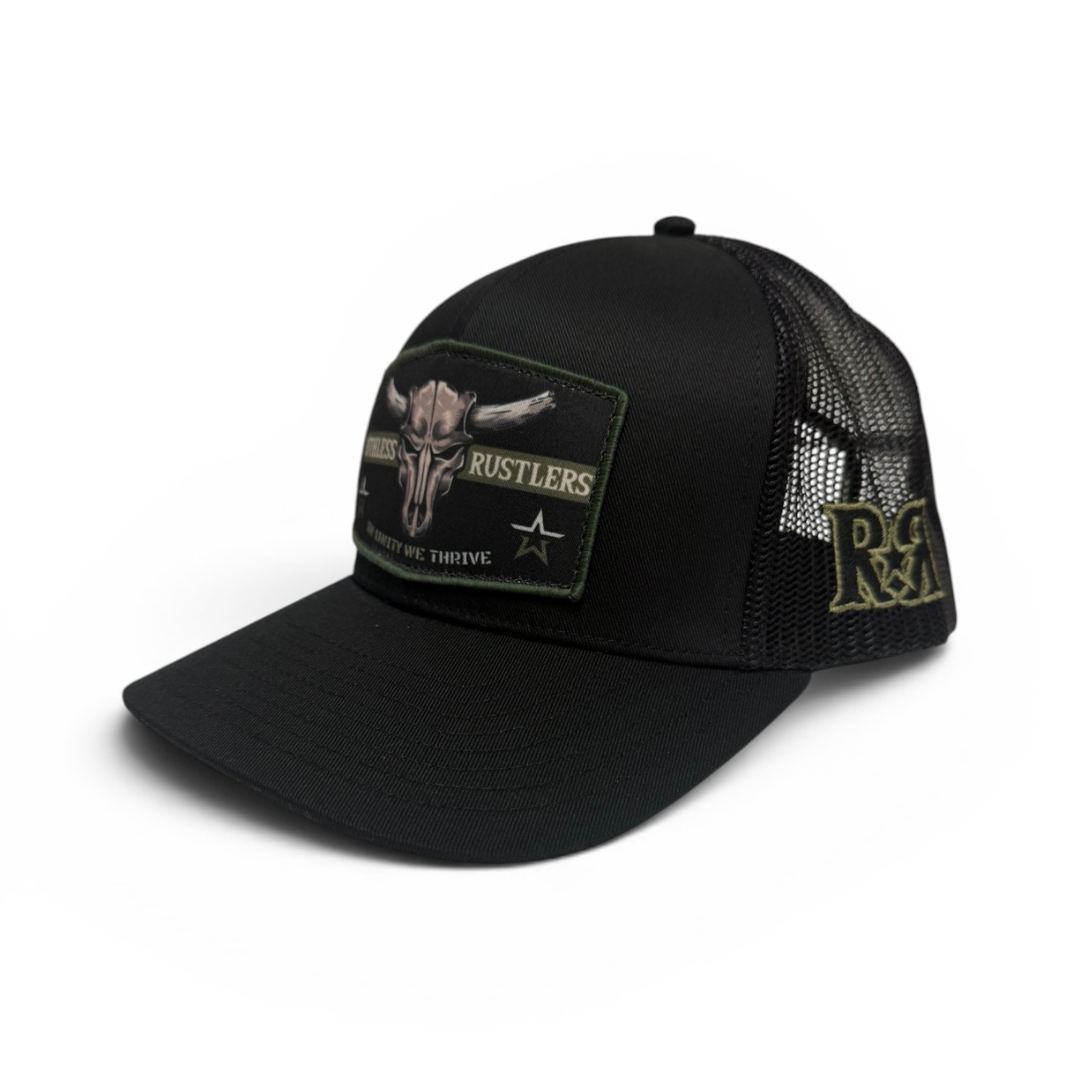 Ruthless Rustlers In Unity Trucker Cap | Black