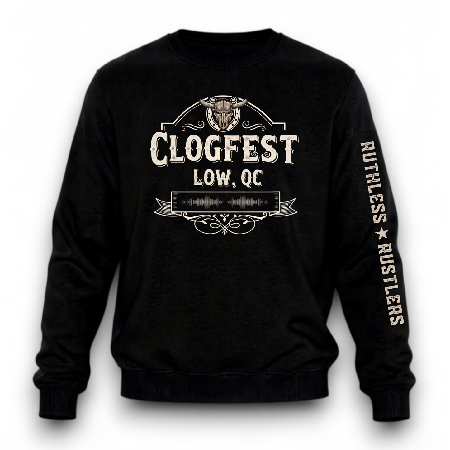 Crewneck CLOGFEST × Ruthless Rustlers