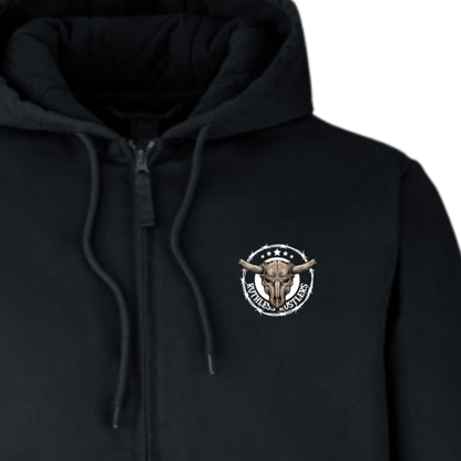 RR Heavyweight Hooded Full-Zip Jacket | Black