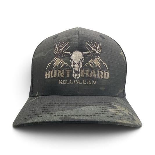 CASQUETTE HUNT HARD| Camo noir