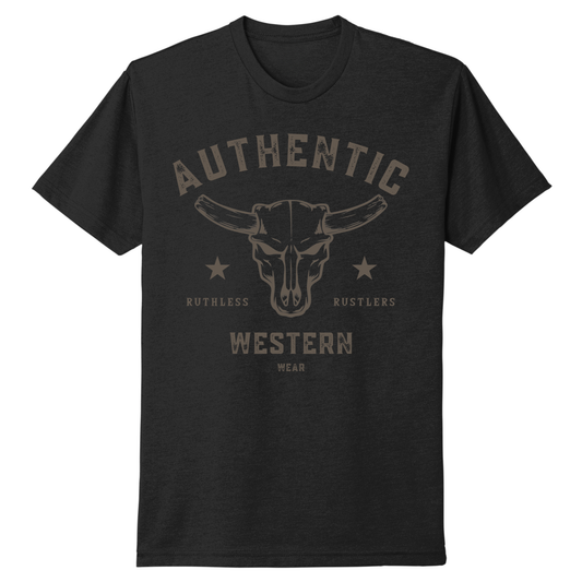 AUTHENTIC WESTERN T-SHIRT | Black