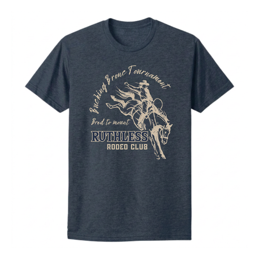 BUCKING BRONC KIDS T-SHIRT | Navy Blue