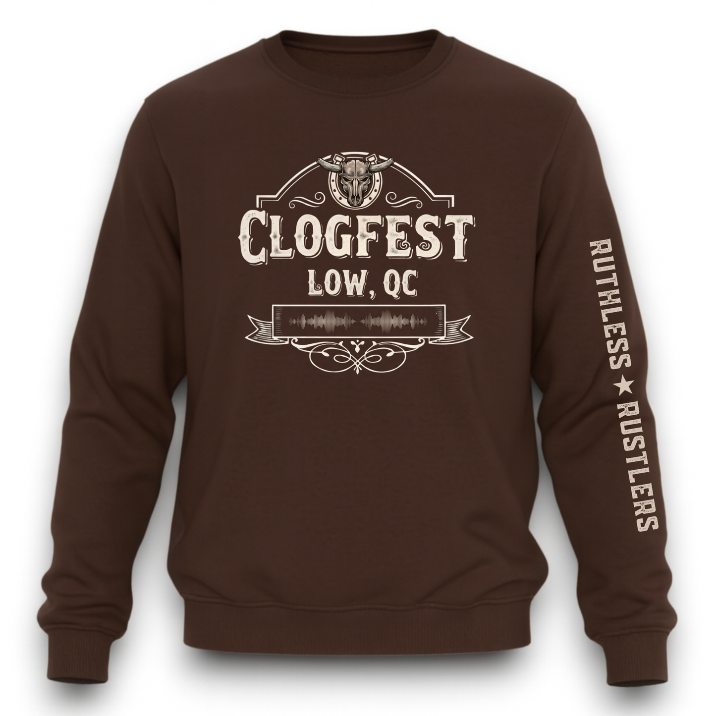 Crewneck CLOGFEST × Ruthless Rustlers