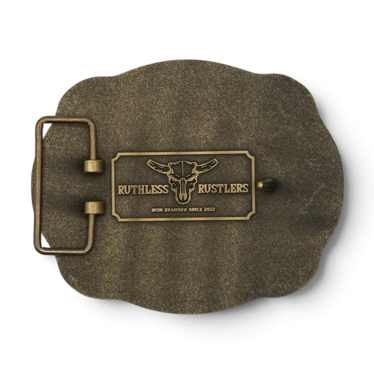 BLAZE YOUR OWN TRAIL BELT BUCKLE | Antique Gold