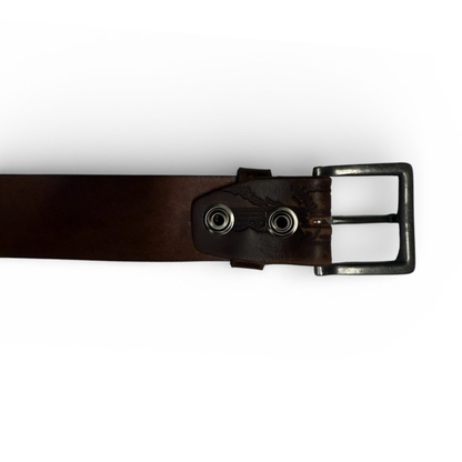 Ceinture Ruthless Rustlers Wild Horses | Brun embossé