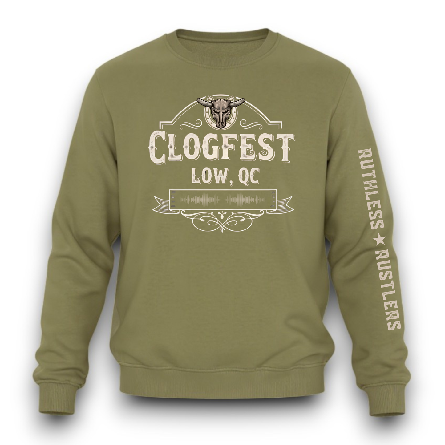 Crewneck CLOGFEST × Ruthless Rustlers