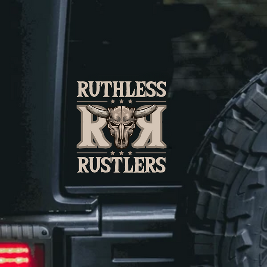 Ruthless Rustlers UV DTF Stickers