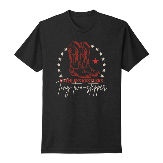TINY TWO-STEPPER KIDS T-SHIRT | Black