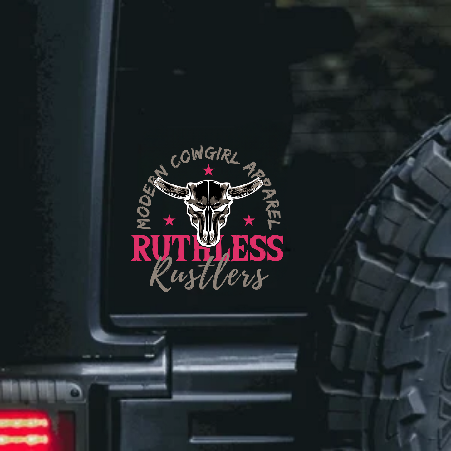 Ruthless Rustlers UV DTF Stickers