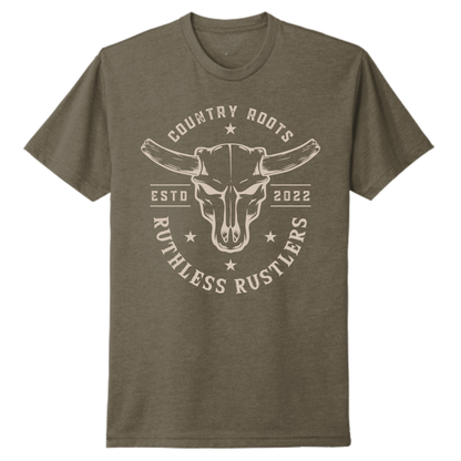 COUNTRY ROOTS T-SHIRT | Army Green