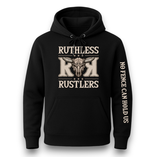 Hoodie Ruthless Rustlers RR Bold