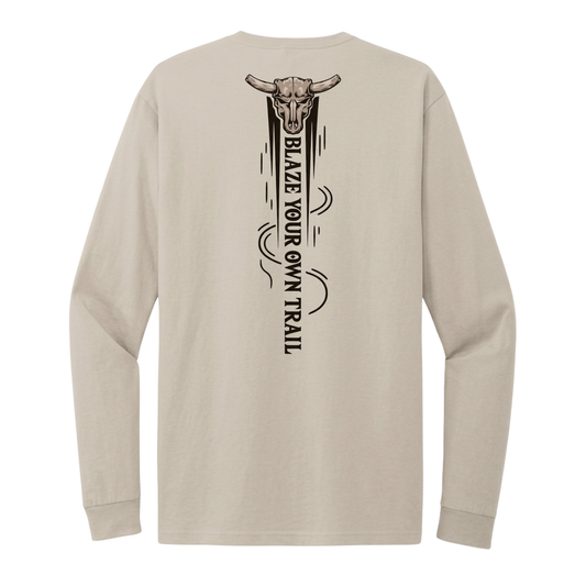 T-SHIRT MANCHES LONGUES BLAZE YOUR OWN TRAIL | Sable