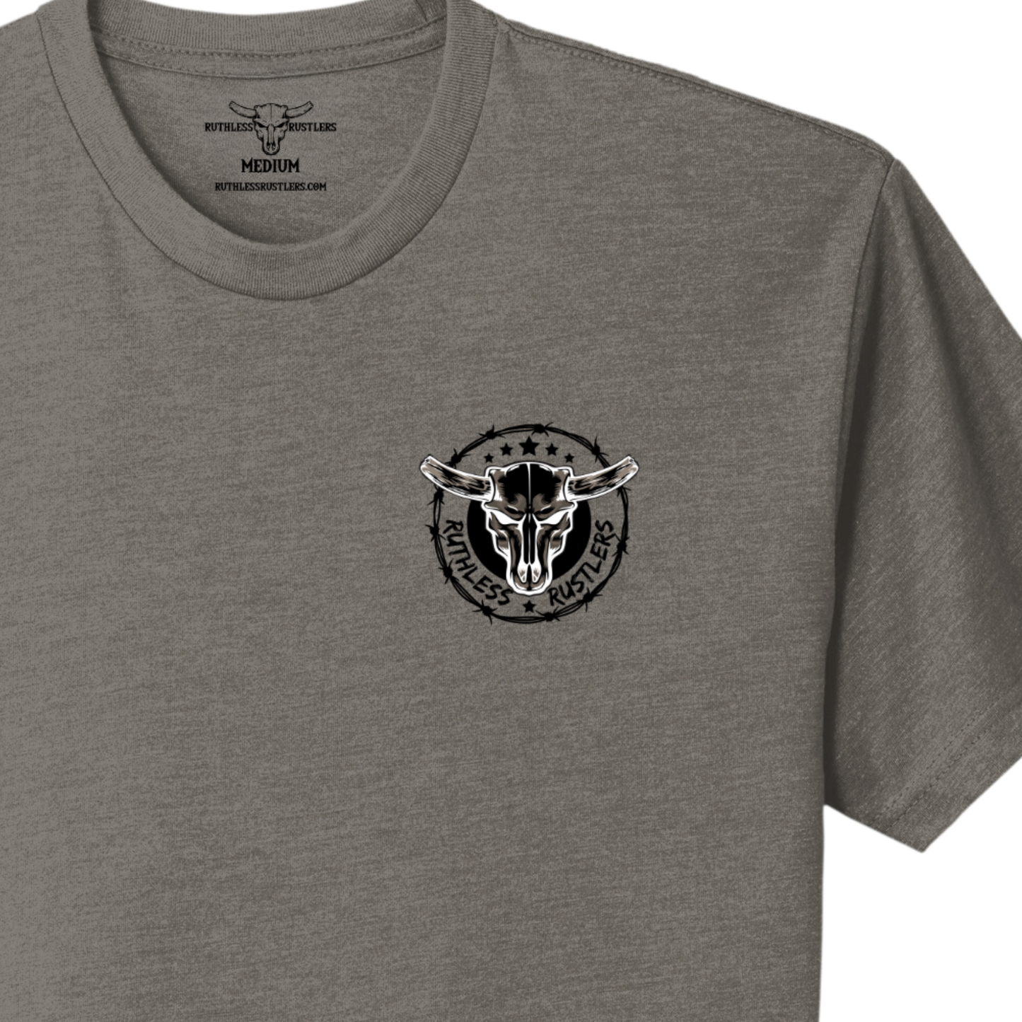 RR Rancher - Unisex T-Shirt | Warm Grey