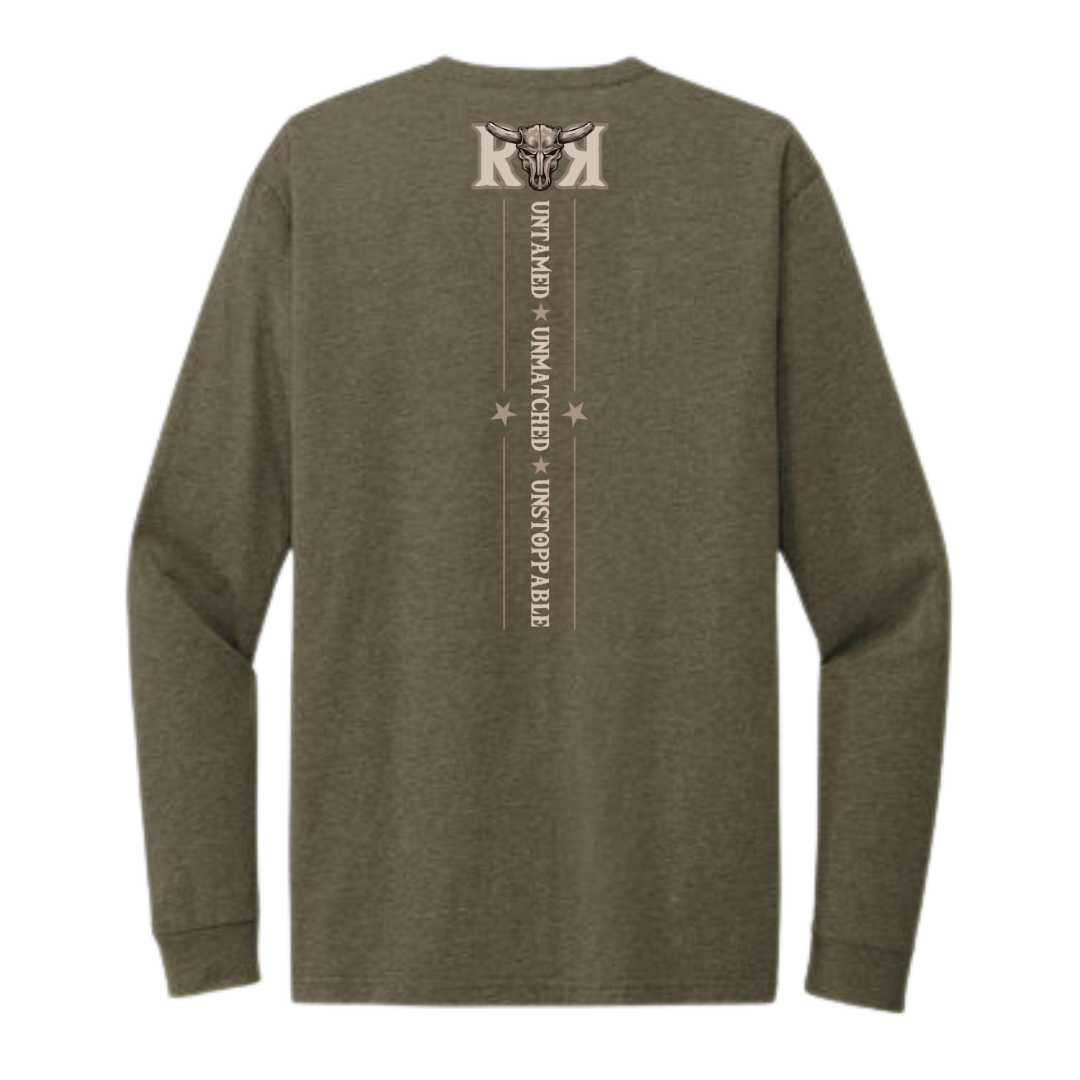 RR Bold - Unisex Long Sleeve T-Shirt | Army Green