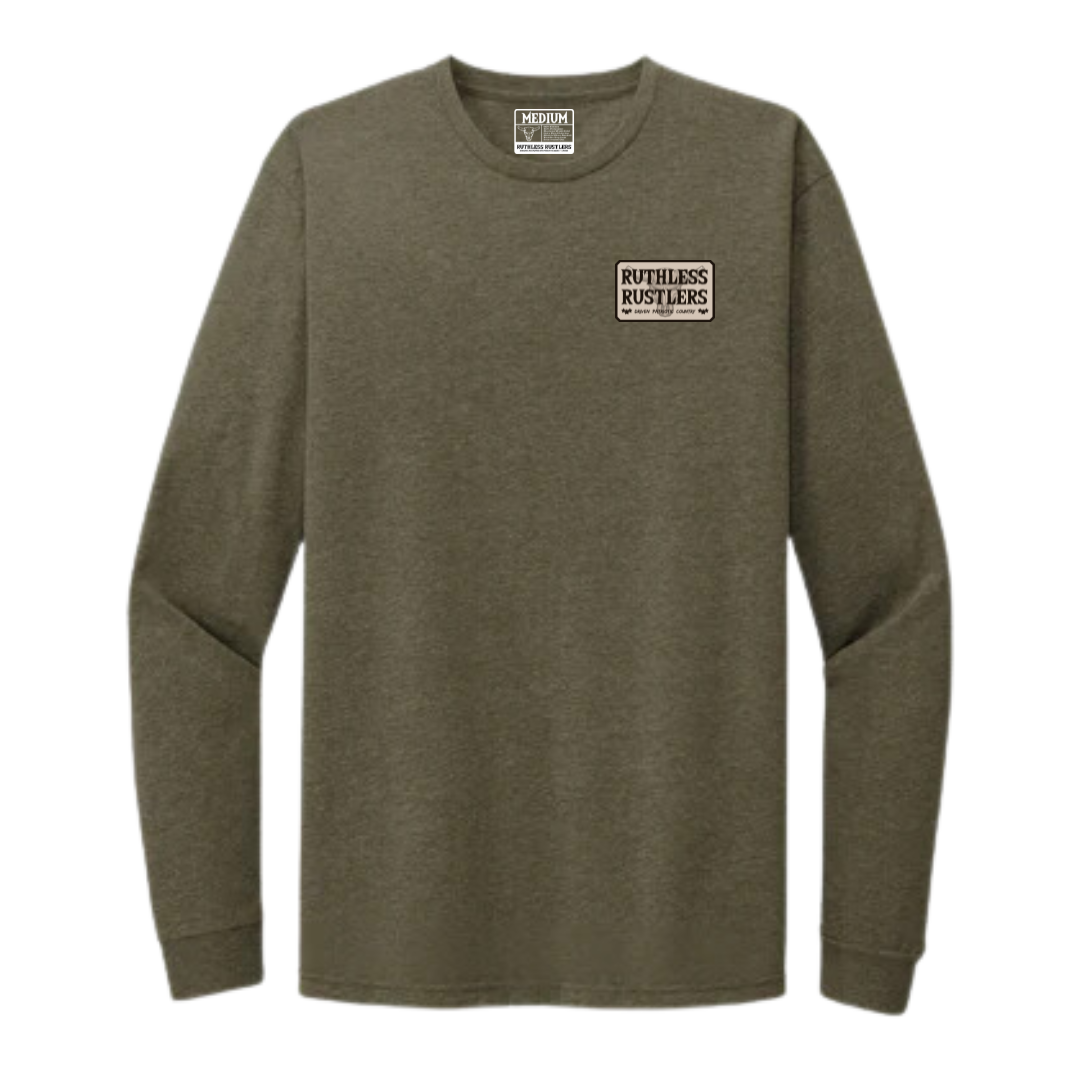 RR Bold - Unisex Long Sleeve T-Shirt | Army Green