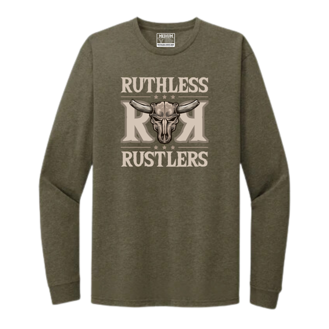 RR Bold - Unisex Long Sleeve T-Shirt | Army Green