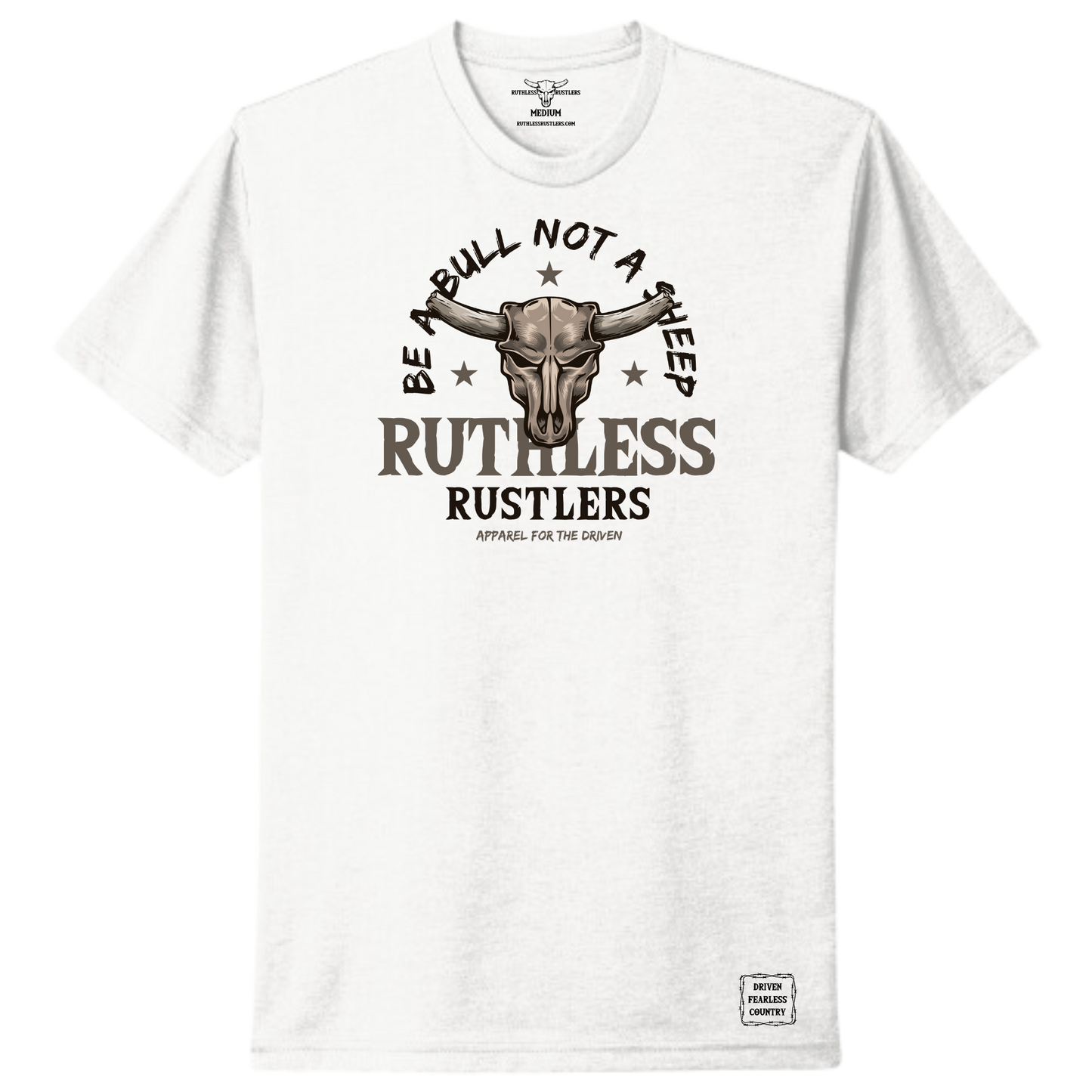 Bull Not Sheep - Unisex T-Shirt | White